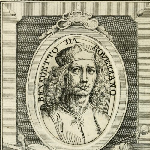 Ritratto di Benedetto da Rovezzano, Giorgio Vasari, Le Vite de’ più eccellenti pittori, scultori et architettori, Firenze, 1568