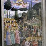 Angeli in adorazione, Benozzo Gozzoli, Cappella dei Magi, parete occidentale della scarsella, Palazzo Medici Riccardi, Firenze © A. Quattrone