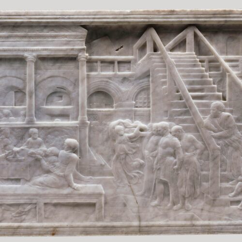 Banchetto di Erode, Donatello, 1435 circa, Palais des Beaux-Arts de Lille