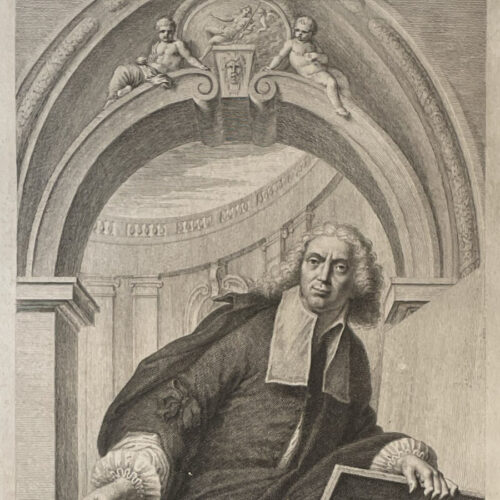Jacopo Chiavistelli, incisione tratta da: Antonio Francesco Gori,  "Museum Florentinum exhibens insignora vetustatis monumenta quae Florentiae sunt Ioanni Gastoni Etruriae magno duci dedicatum", Florentiae, 1731-1766. - 12 v. ; fol. Biblioteca Moreniana: E 1 20
