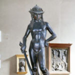David, Donatello,1435-1440 circa, bronzo, h cm 158, Museo Nazionale del Bargello, Firenze