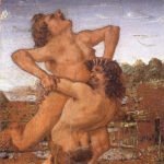 Ercole e Anteo, Antonio Pollaiolo, 1470 circa, Gallerie degli Uffizi, Firenze