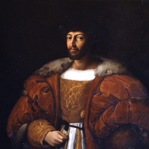 Ritratto di Lorenzo duca di Urbino, part. Alessandro Fei detto il Barbiere, 1545 circa, Firenze, Gallerie degli Uffizi, Firenze
