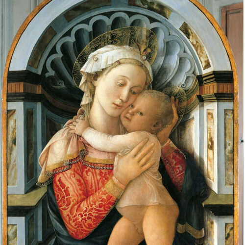 Madonna col Bambino, part., Filippo Lippi, 1460-1469 circa, dipinto su tavola, Palazzo Medici Riccardi, Firenze, ph. A. Quattrone
