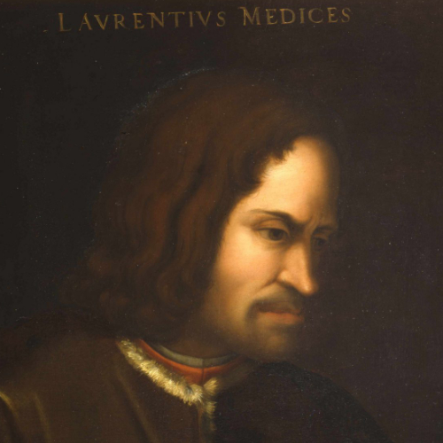 Ritratto di Lorenzo il Magnifico de’ Medici, Cristofano dell'Altissimo, 1562-1565, tavola, cm 60×44, Gallerie degli Uffizi, Firenze
