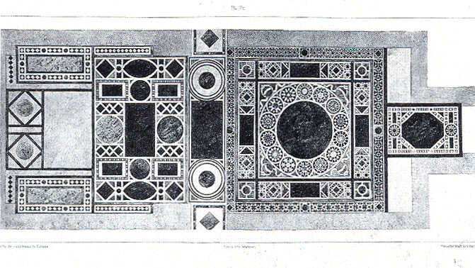 Palazzo Medici Riccardi: pavimento della Cappella dei Magi