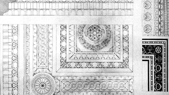 Palazzo Medici Riccardi: soffitto della sala d'angolo al primo piano