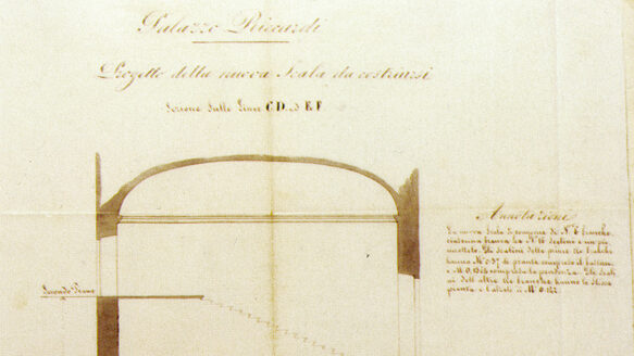 Progetto di una nuova scala per accedere agli uffici provinciali
