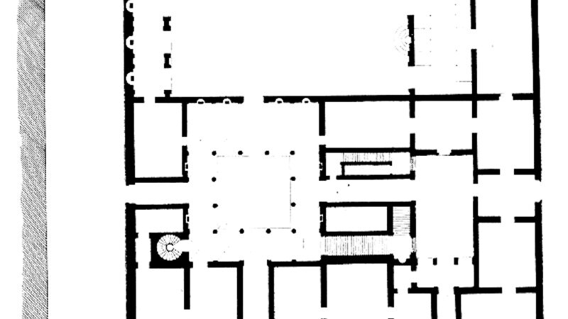 Palazzo Medici Riccardi: pianta del pianterreno