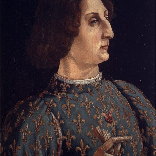 Ritratto di Galeazzo Maria Sforza, Antonio Pollaiolo, Galleria degli Uffizi, Firenze