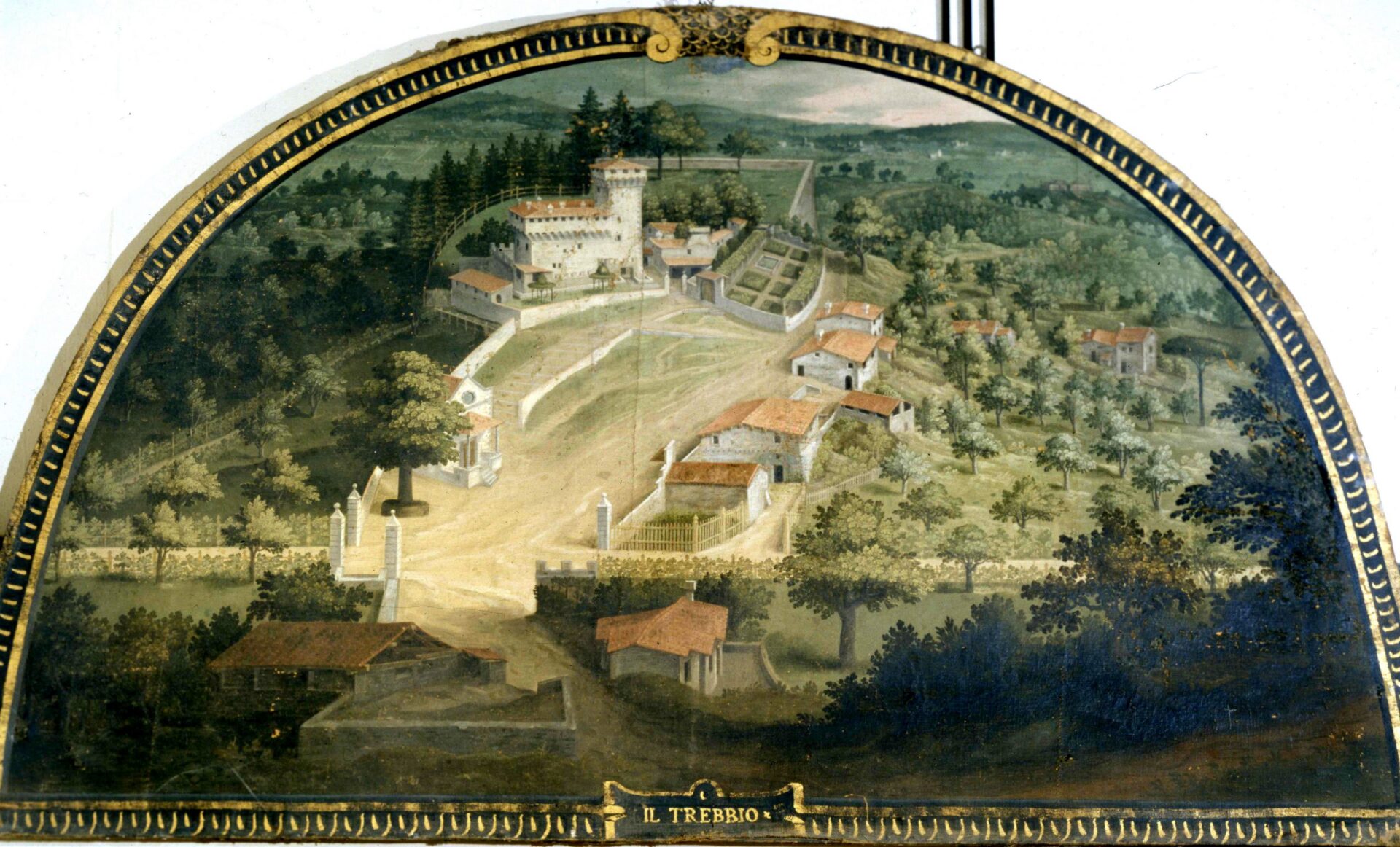 Villa il Trebbio, Giusto Utens, Villa medicea della Petraia, Firenze